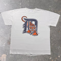 1990s Detroit Tigers Big Logo MLB Baseball Tee | XL