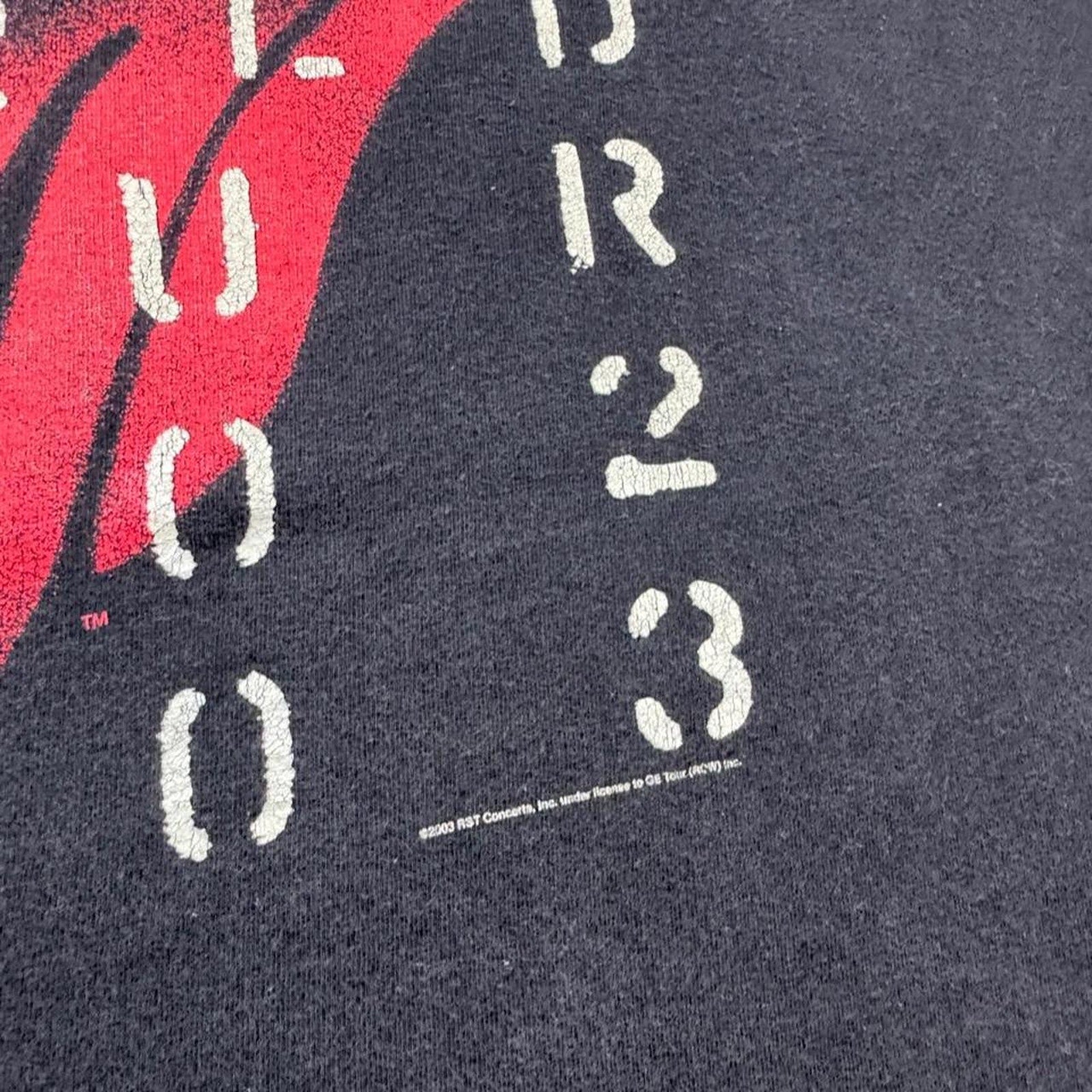 2002-2003 Rolling Stones World Tour Tee | XL
