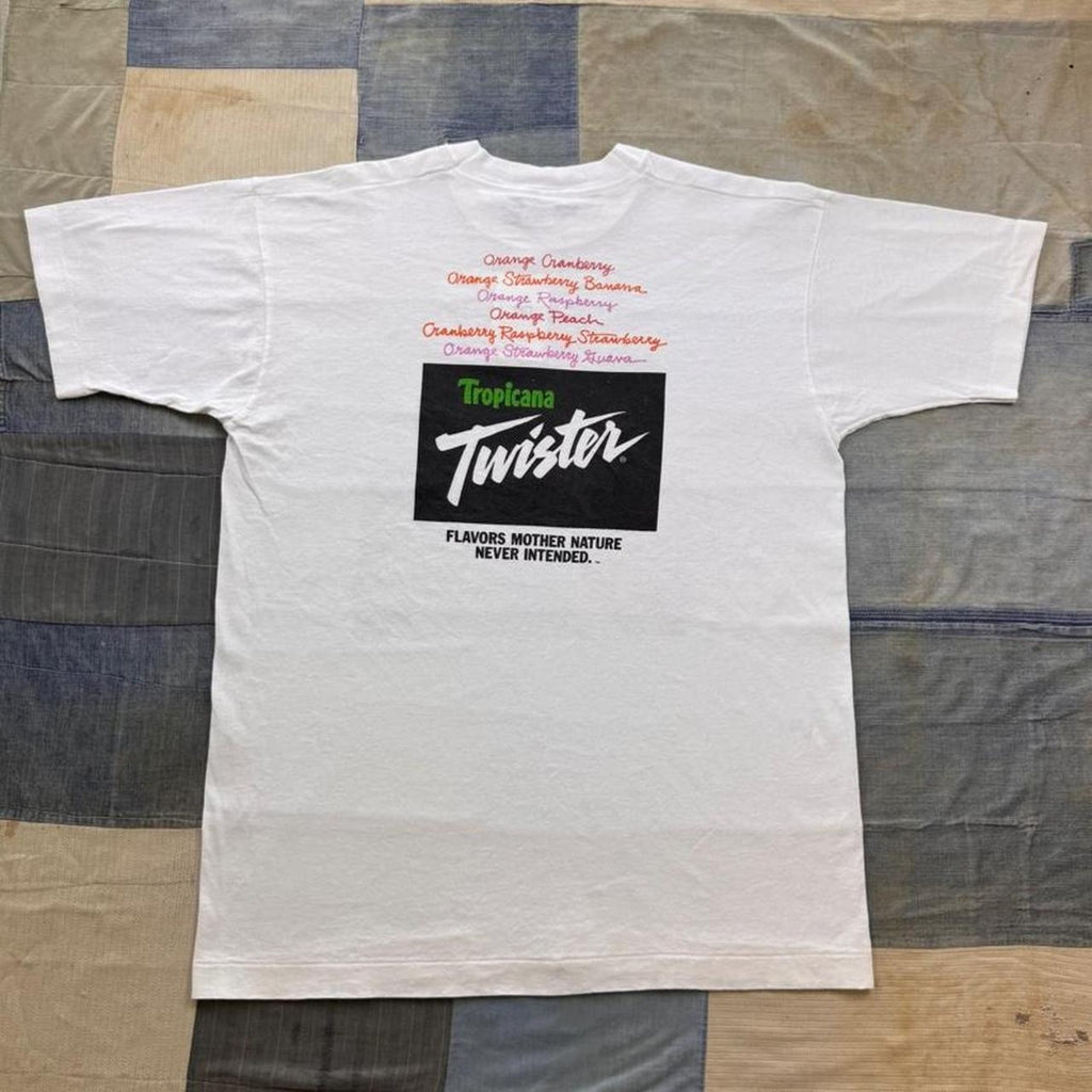 1990s Tropicana Twister We Avoid Temptation Promo Tee | Large