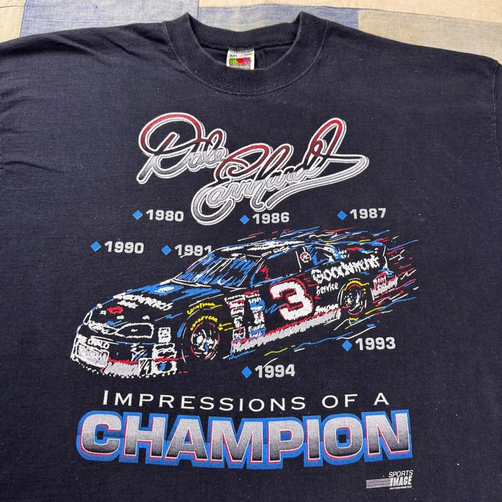 1994 Dale Earnhardt Impressions of a Champion Double Sided NASCAR Tee | XXL