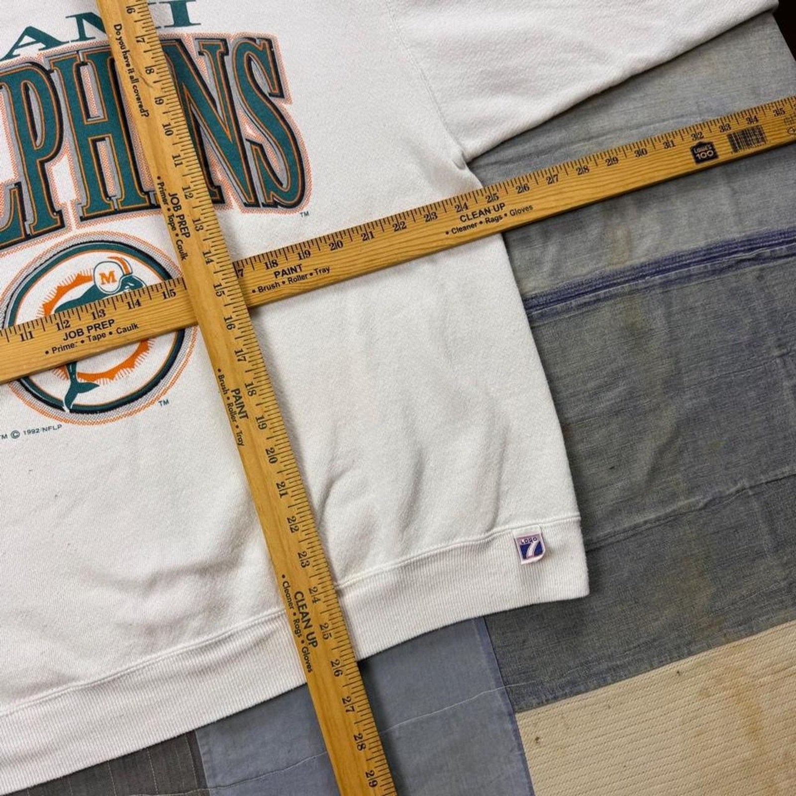 1992 Miami Dolphins Logo 7 NFL Sweatshirt | XL