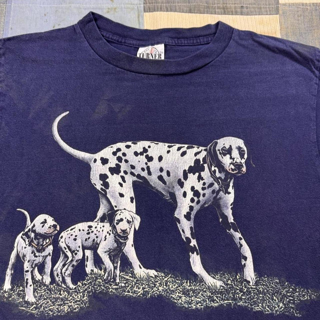 1990s Turner Originals Dalmatian Dogs Graphic Tee | Medium