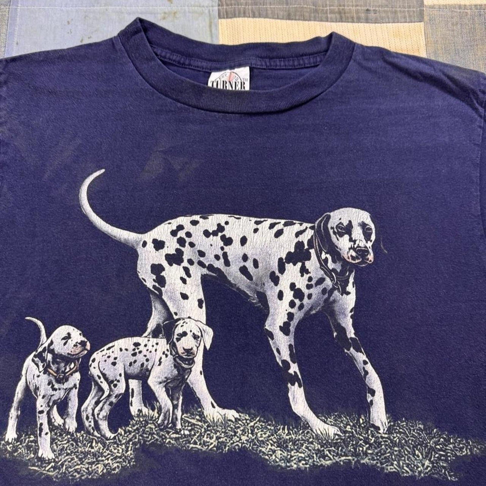 1990s Turner Originals Dalmatian Dogs Graphic Tee | Medium