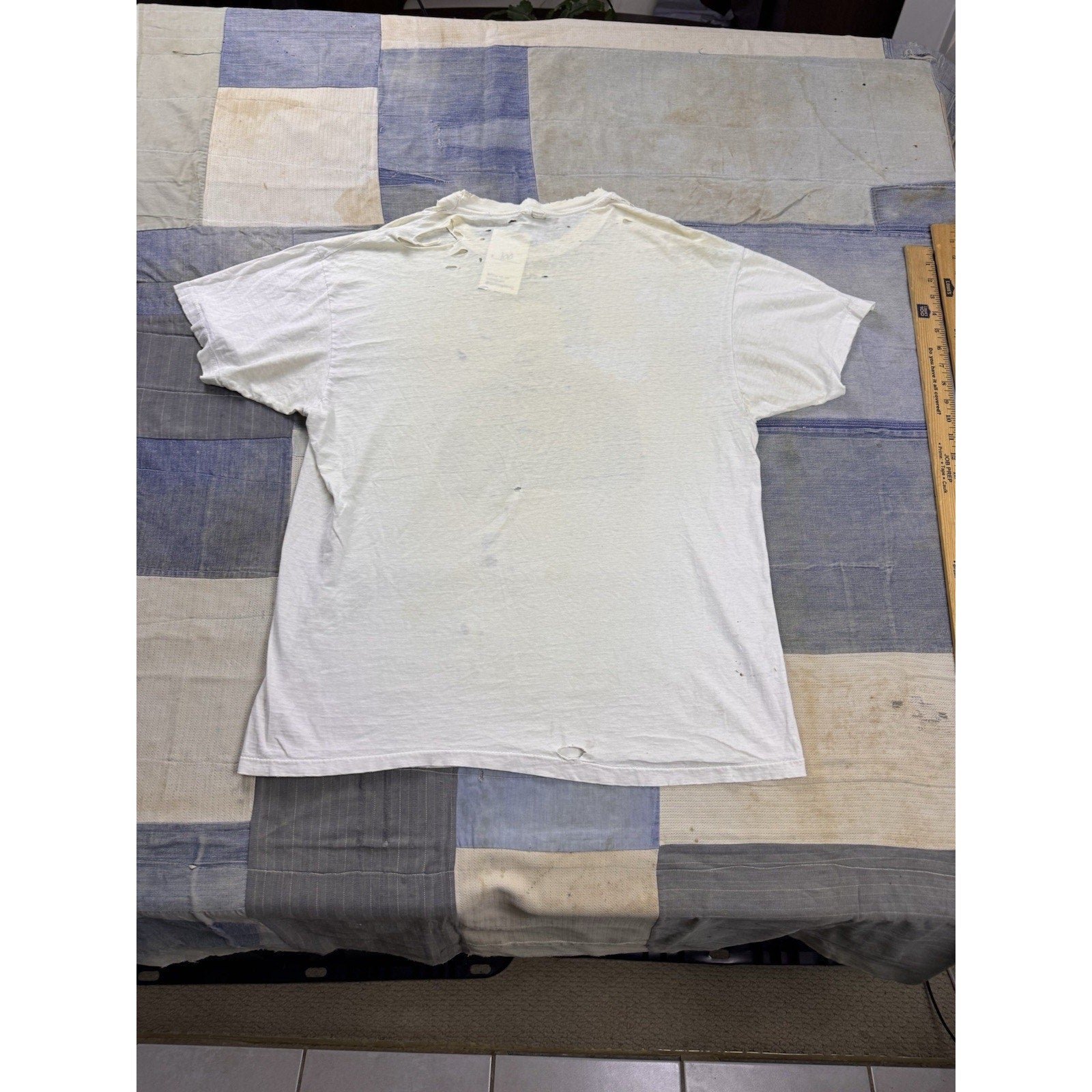 Vintage Animal House "College" T-Shirt Distressed Grunge Rare XL USA 90s Y2K