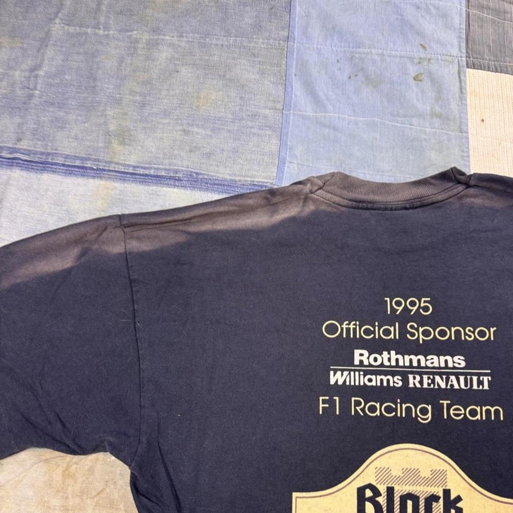 1995 Rothmans Williams Renault F1 Racing Black Tower Tee | XL