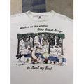 Vintage Grateful Dead Parking Lot Bootleg Tie Dye Tee Size XL