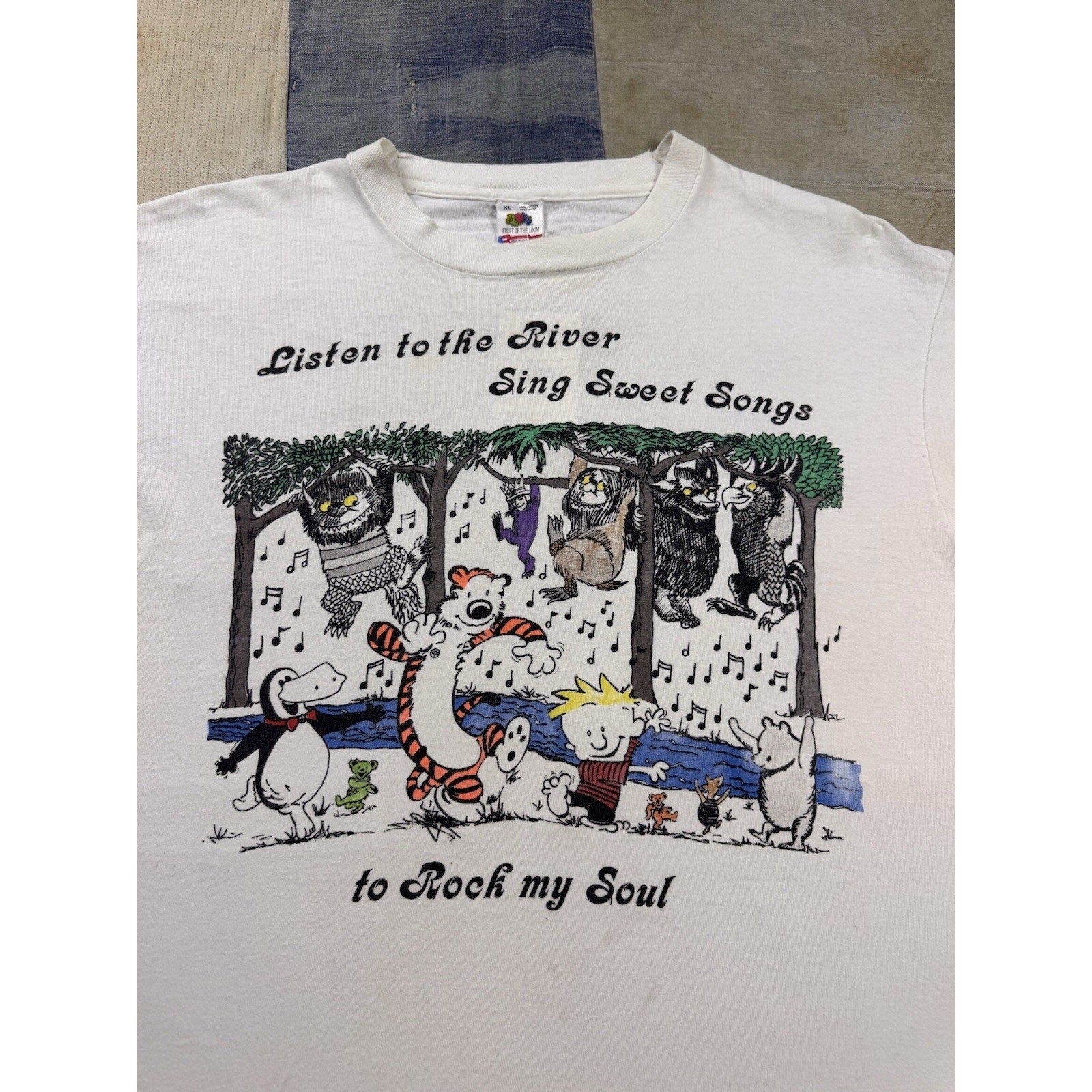 Vintage Grateful Dead Parking Lot Bootleg Tie Dye Tee Size XL