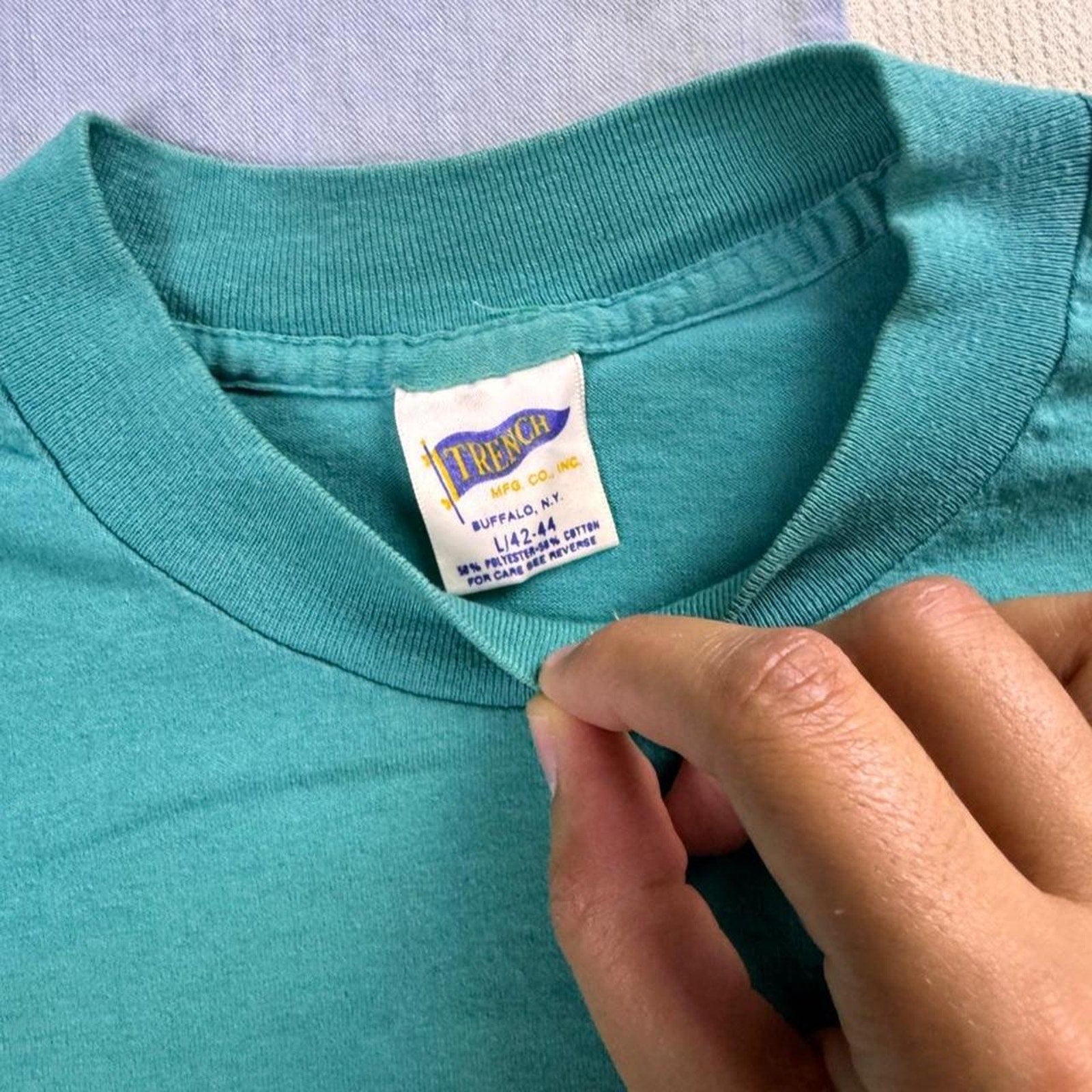 1980s Miami Dolphins Helmet Graphic Tee | Large