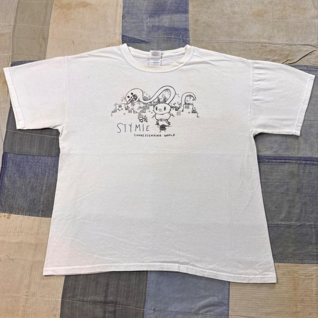 2000s Stymie “Condescending World” Punk Band Tee | Large