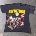 2004 Sepultura Graphic Band Tee | Large