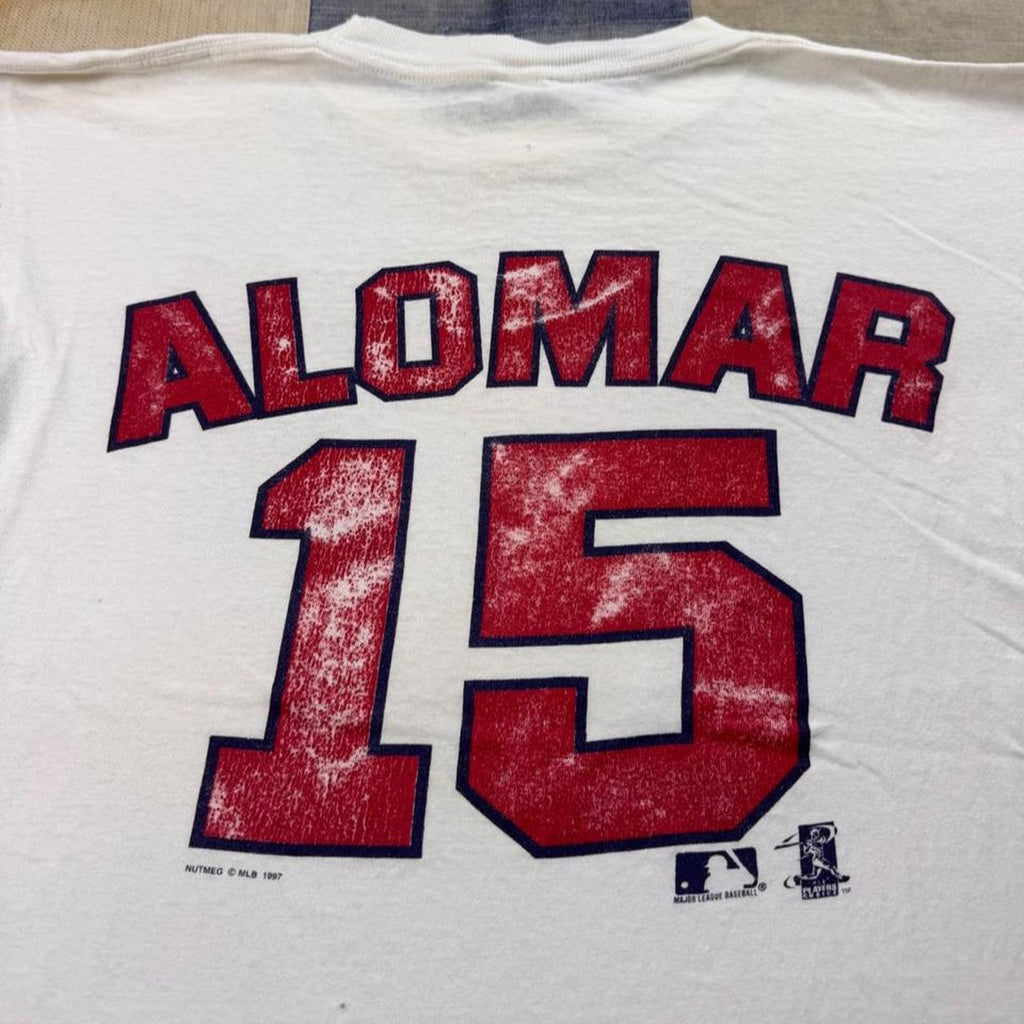 1987 Cleveland Indians Sandy Alomar Jr. No.15 Tee | Medium