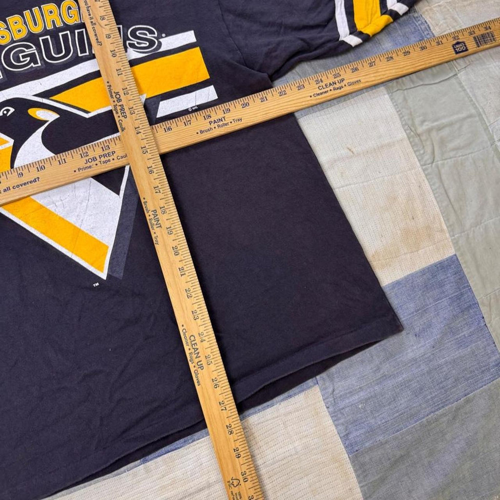 1990s Pittsburgh Penguins Team Rated Hockey Jersey Tee | Large