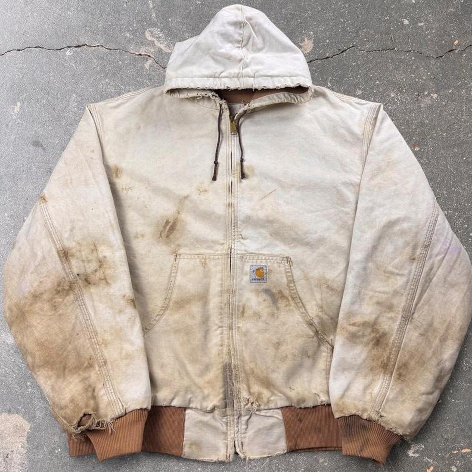 1990s Carhartt J130 Arctic Quilt-Lined Duck Active Jacket | XXL
