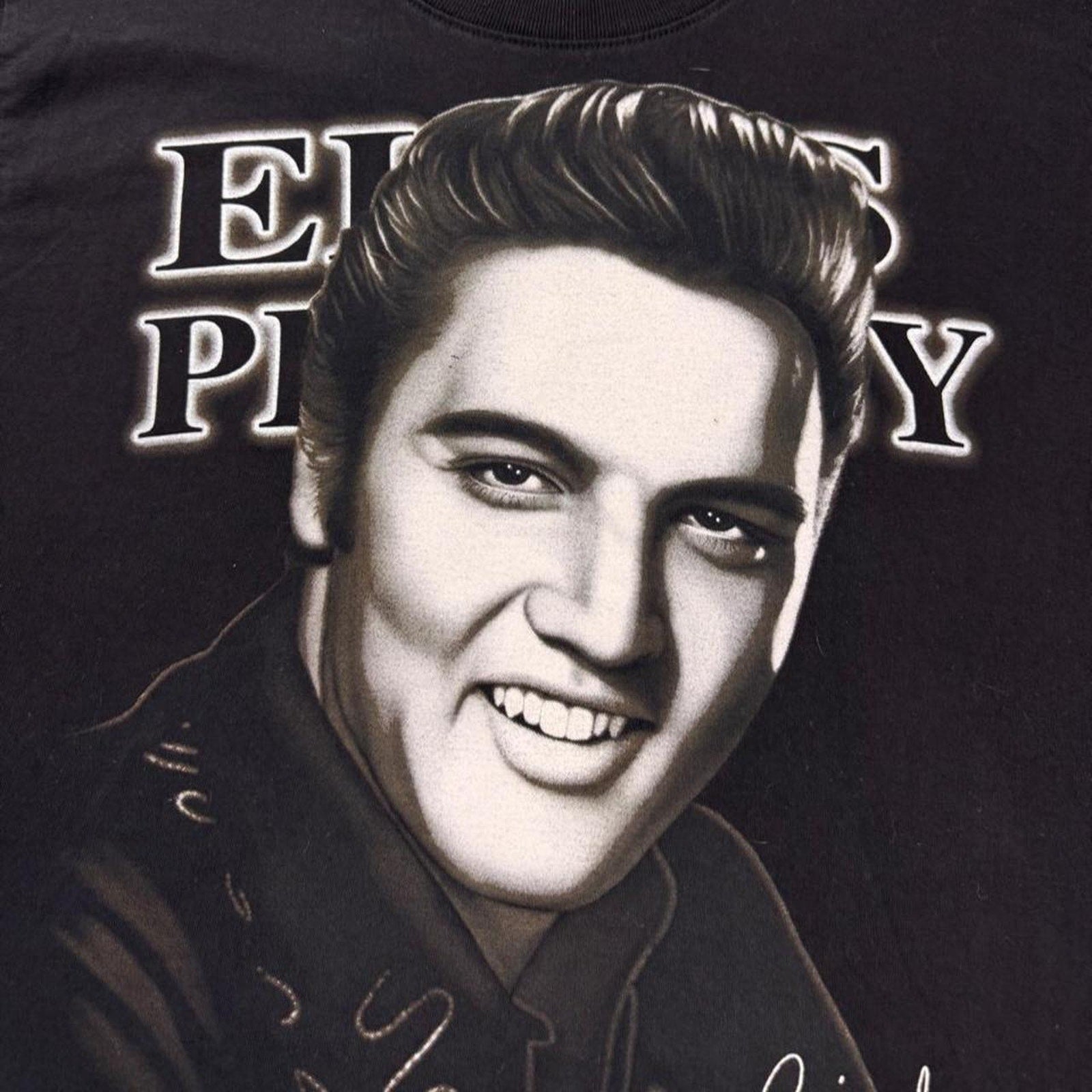 2000s Elvis Presley Rock & Roll Singer Memorial Tee | Large