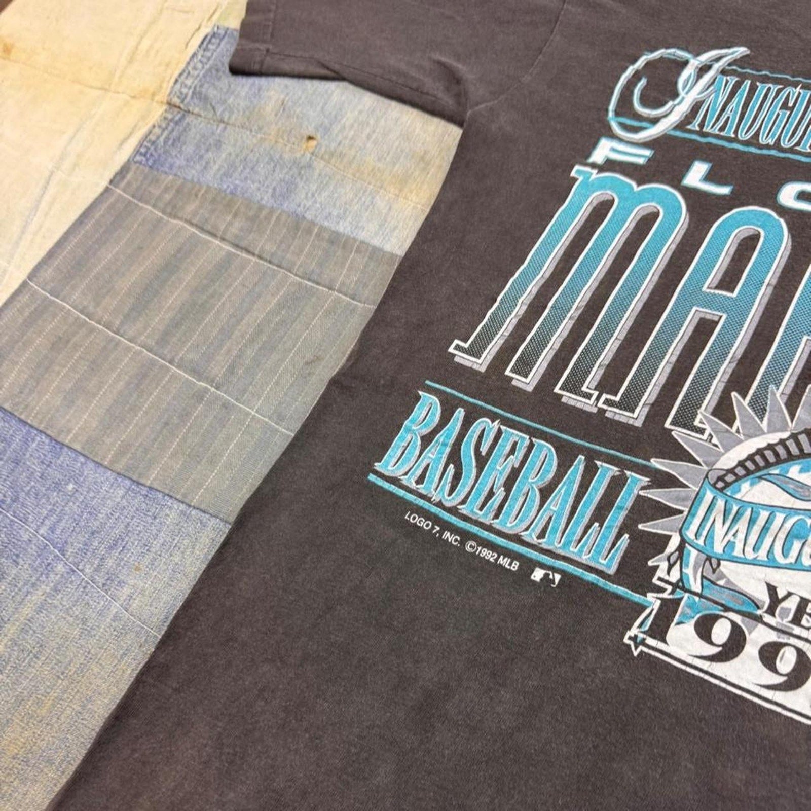 1993 Florida Marlins Inaugural Season Baseball Club Tee | Large