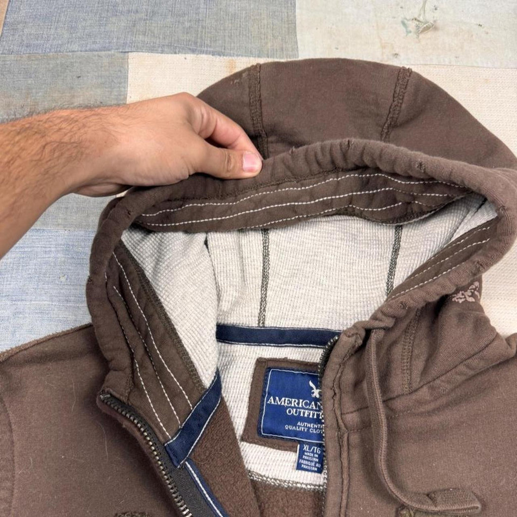 2000s American Eagle AE 77 Zip Hoodie | XL