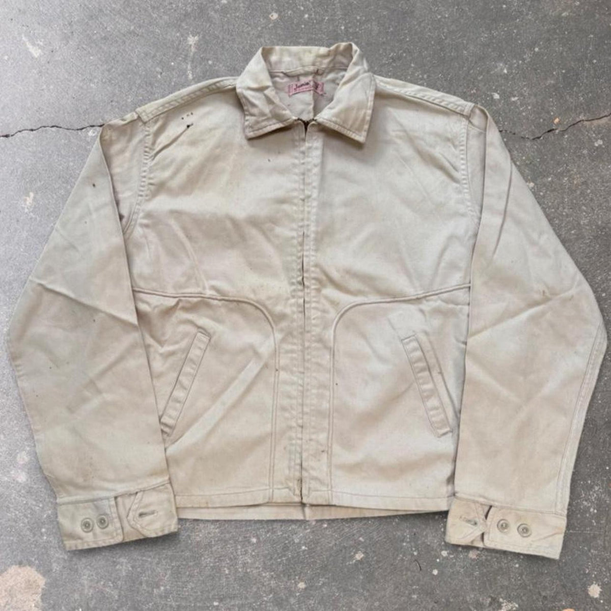 1950s Jeanies By Blue Bell Twill Jacket | L