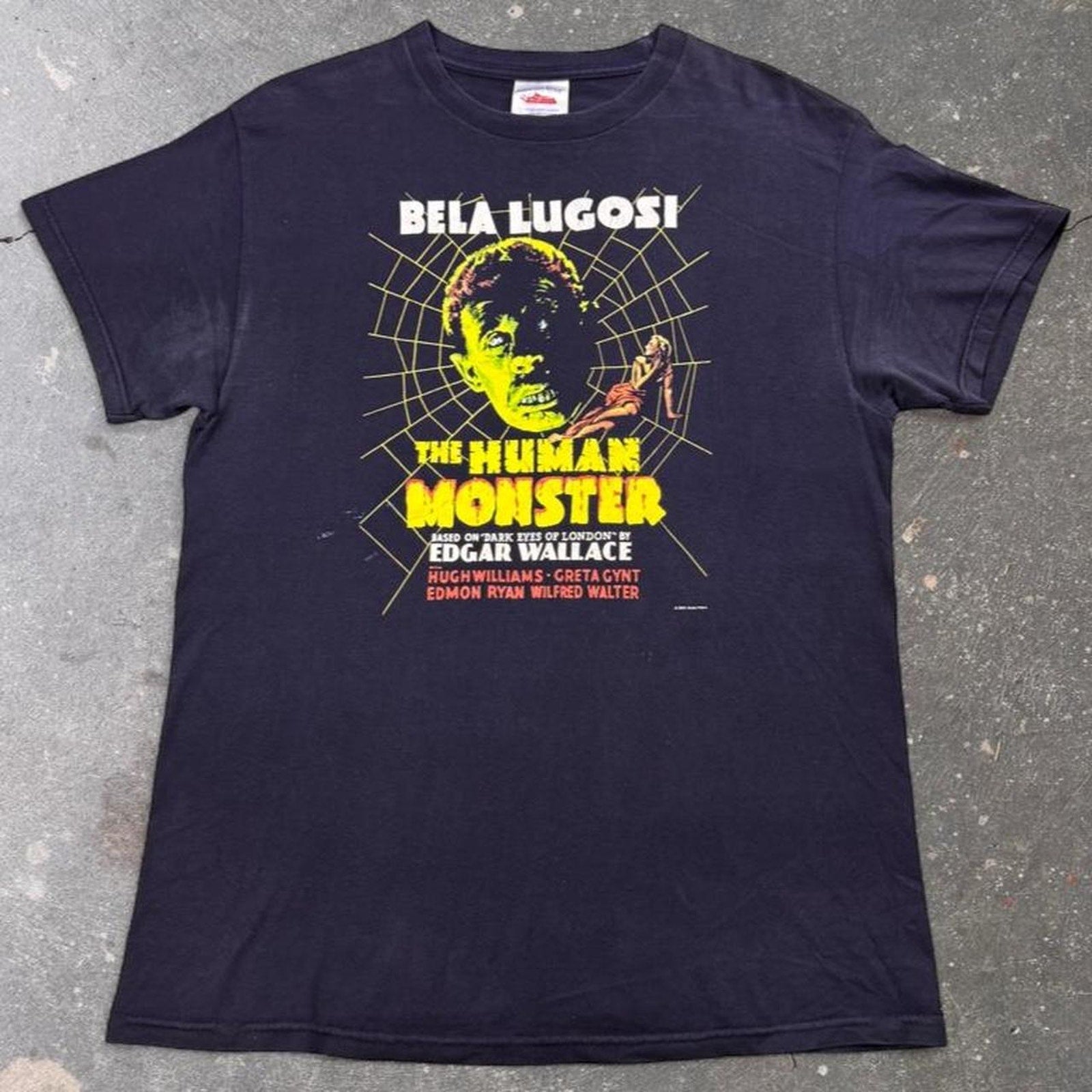 2002 Bela Lugosi The Human Monster Horror Movie Tee | Medium