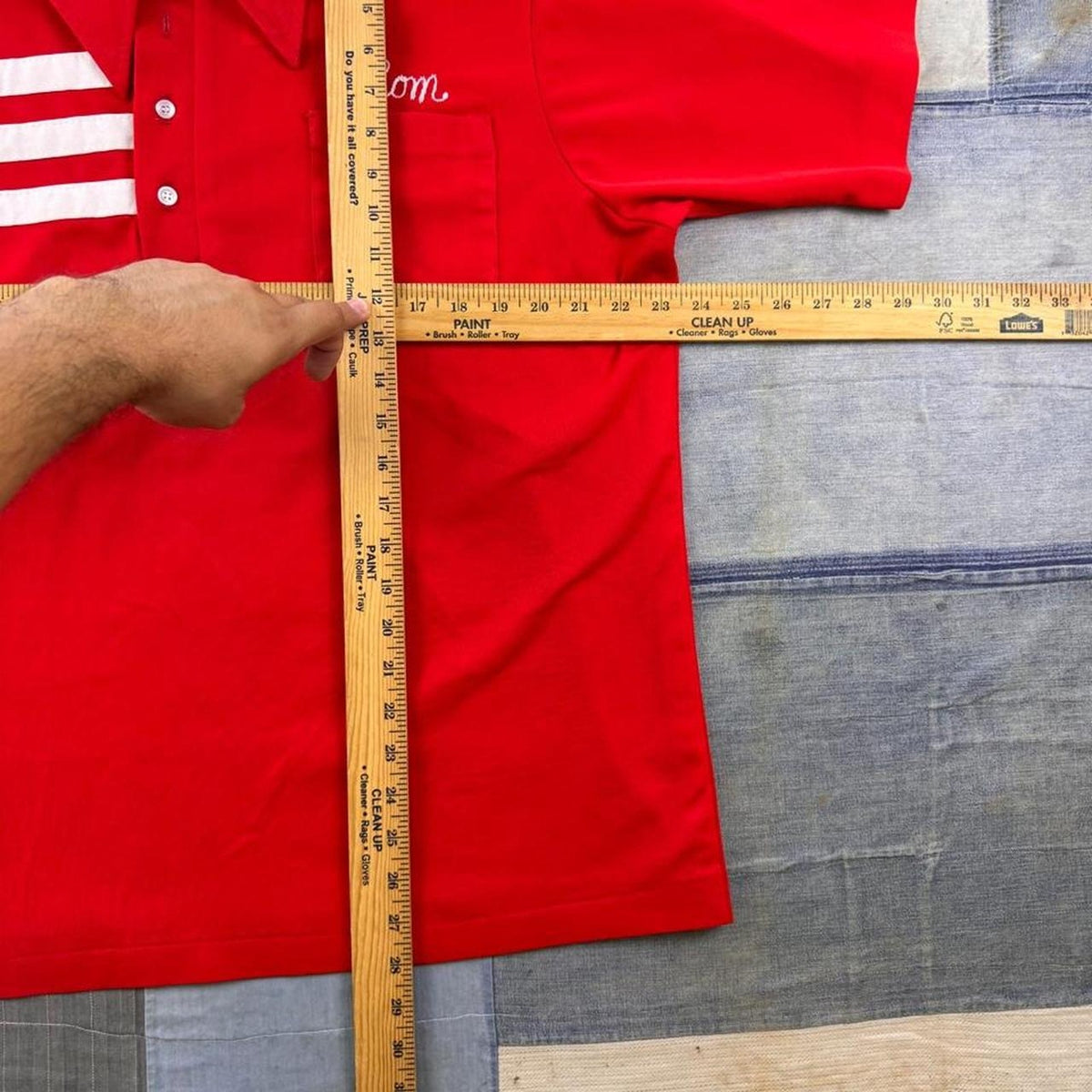 1970s Nehawka Bank Chain Stitch Bowling Shirt | Large
