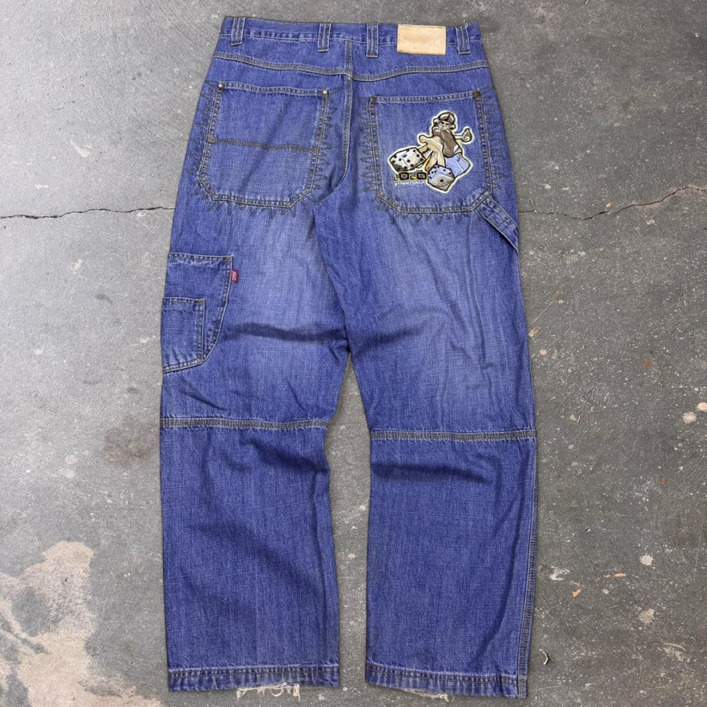 2000s Loco Street Gear blue jeans | 35x31