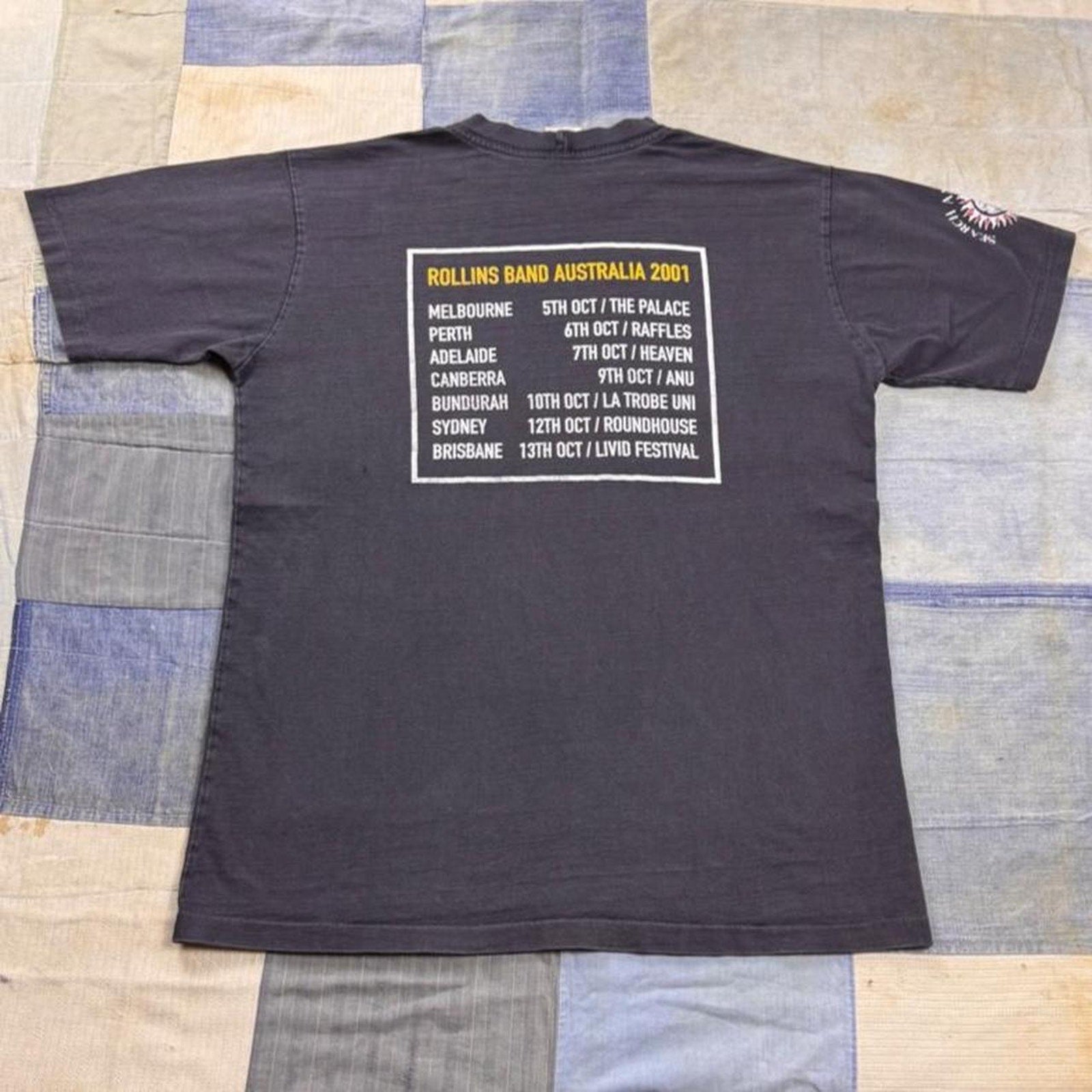 2001 Rollins Band “Nice” Australia Tour tee | xl