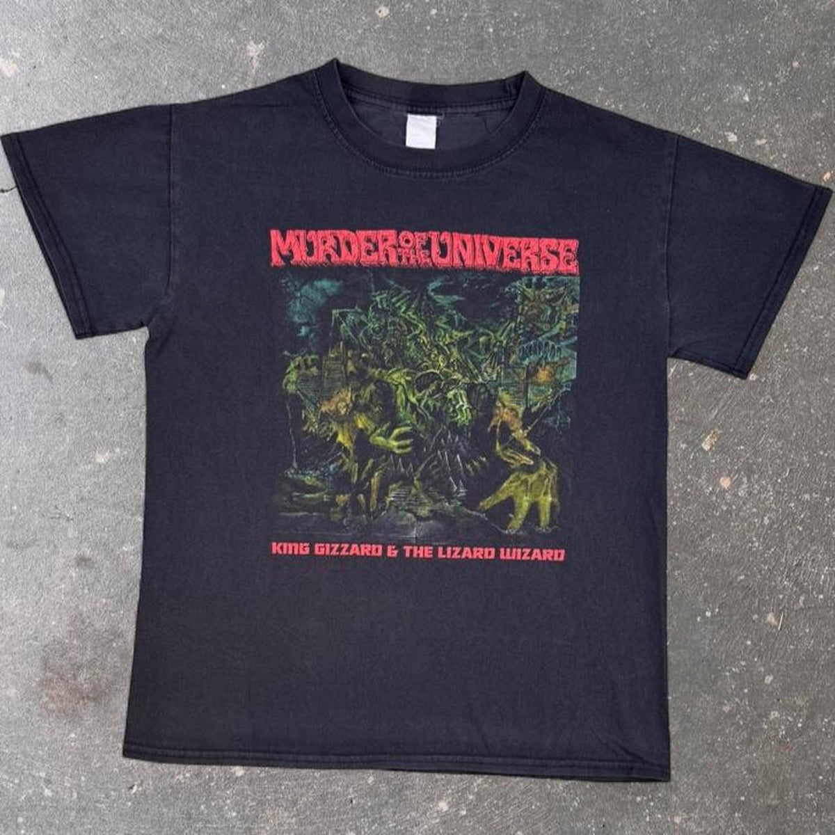 2017 King Gizzard & The Lizard Wizard Murder of the Universe Album Graphic Tee | Small