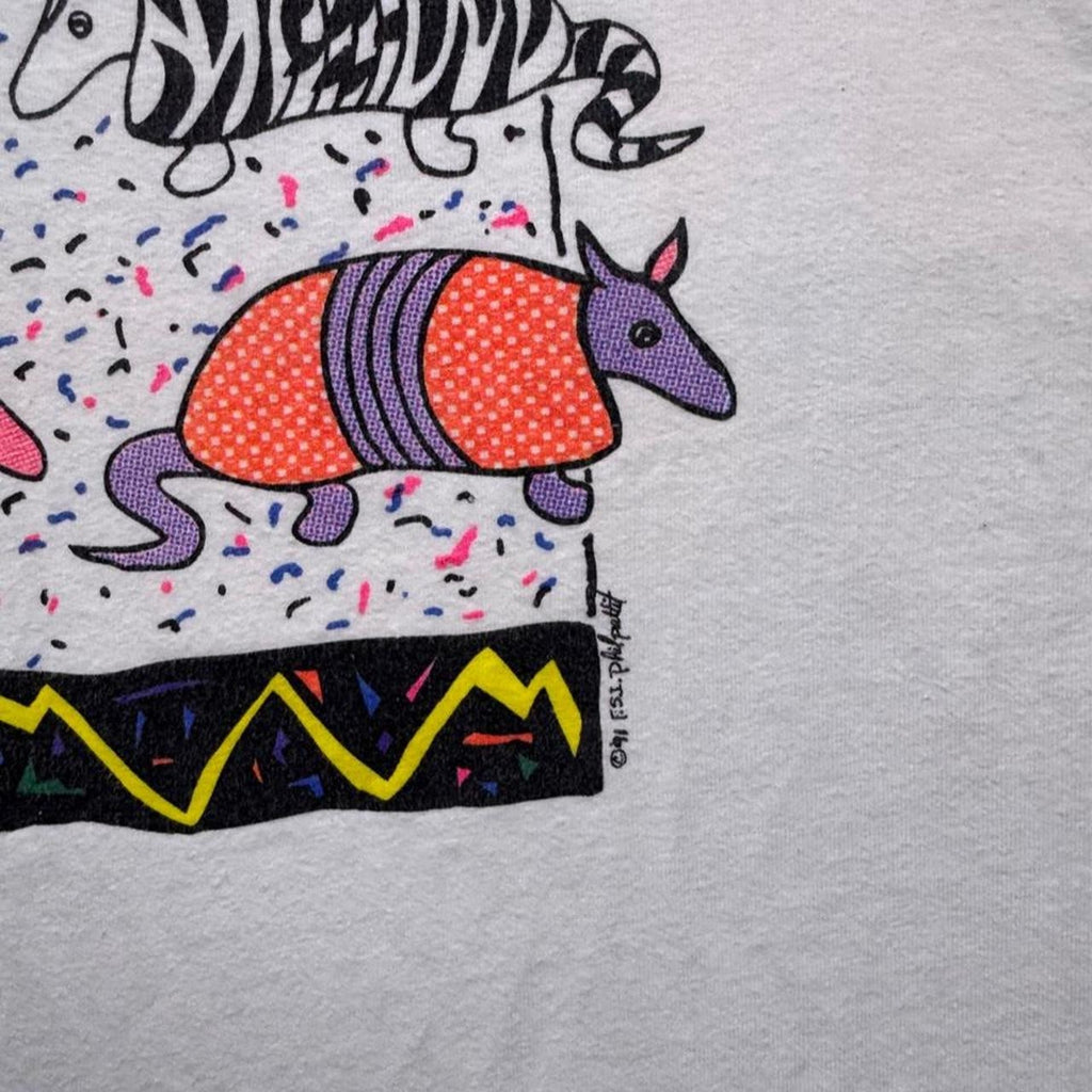 1991 San Antonio Texas Rainbow Armadillos Single Stitch Tee | Large