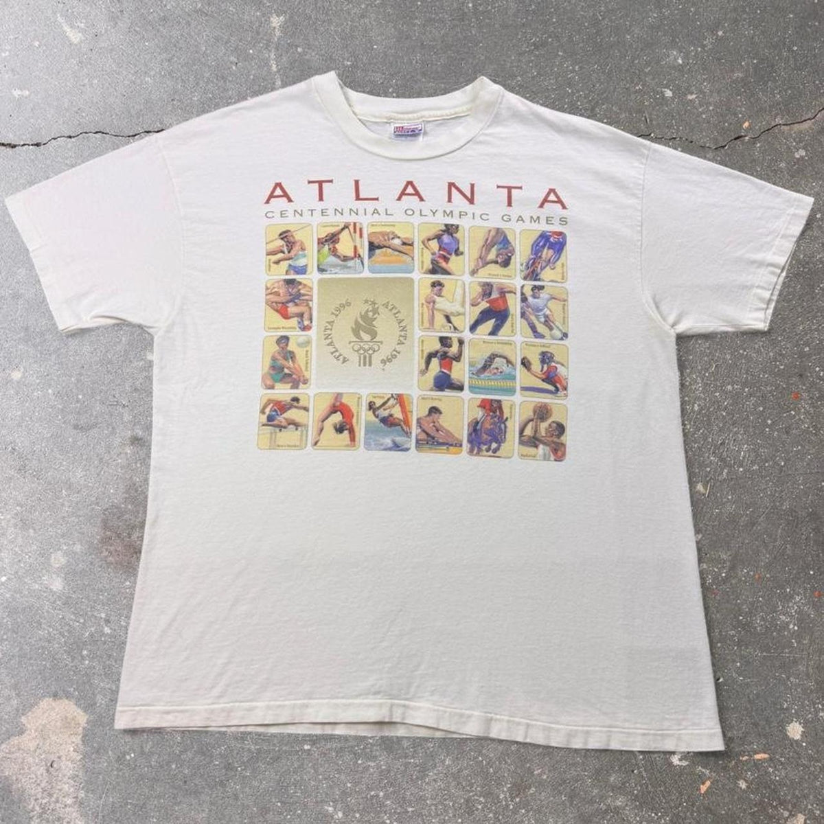 1996 Atlanta Centennial Olympic Games Graphic Tee | XL