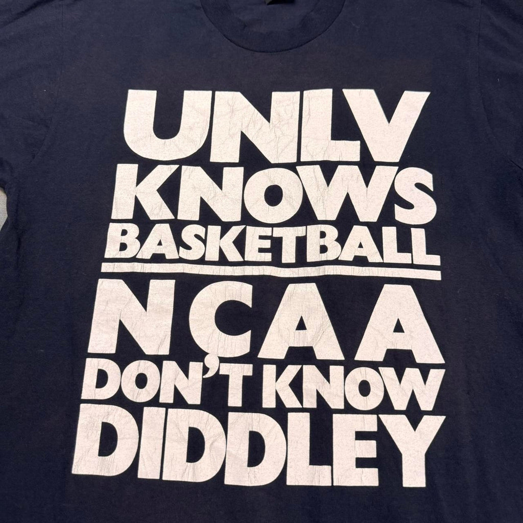 1990s Univeristy of Nevada Los Vegas Knows Basketball Tee | Large