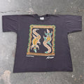 1990s Churinga Crocodile Dreaming Aboriginal Art Tee | XL