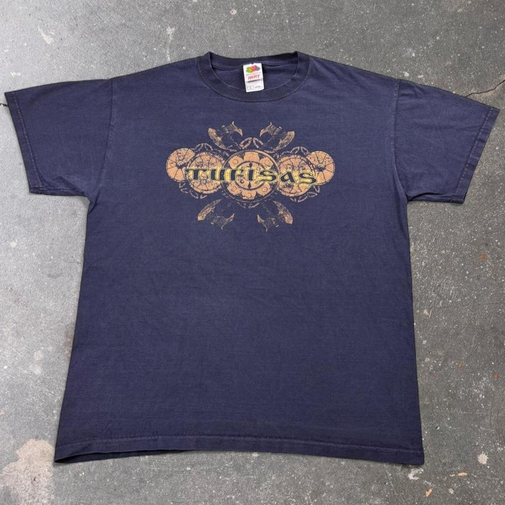 2000s Turisas Double-Sided Finnish Folk Metal Band Tee | Large