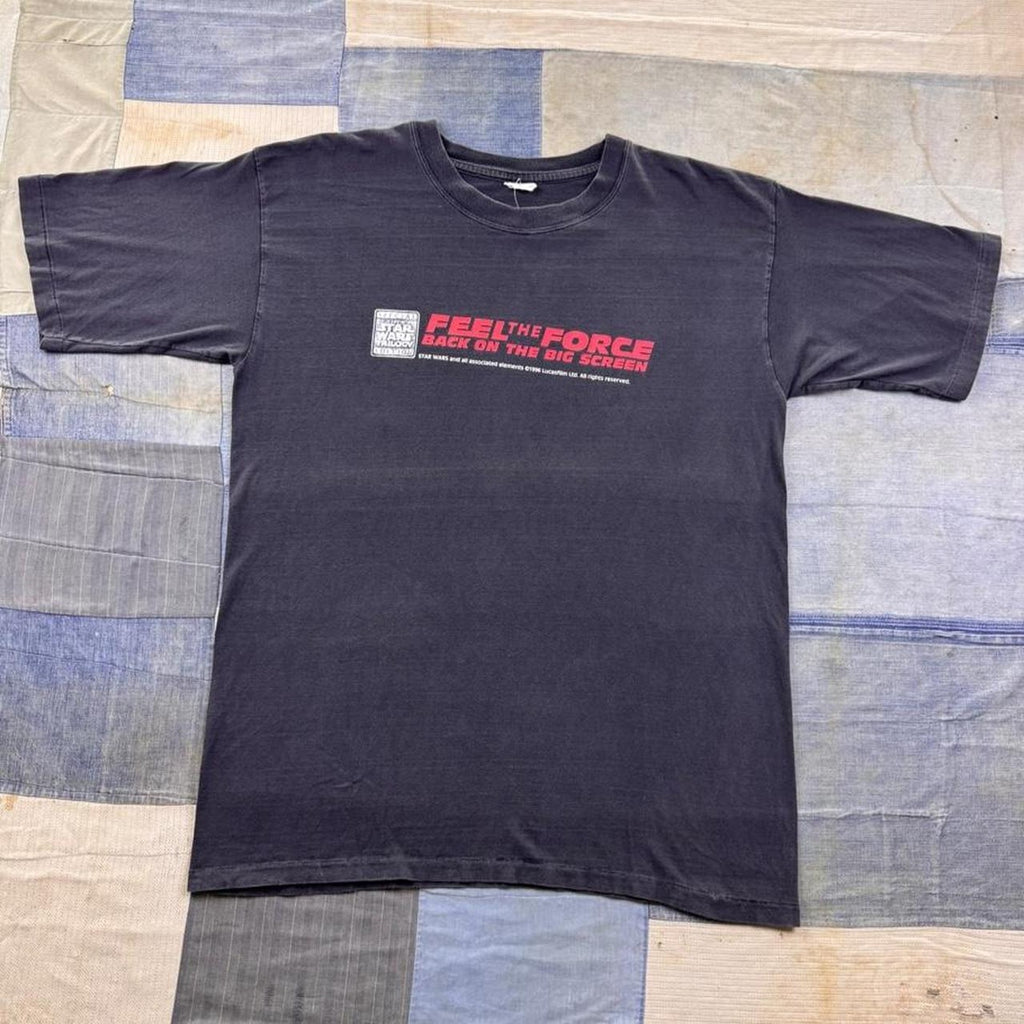 1996 Star Wars Trilogy Special Edition Feel the Force Promo Tee | XL