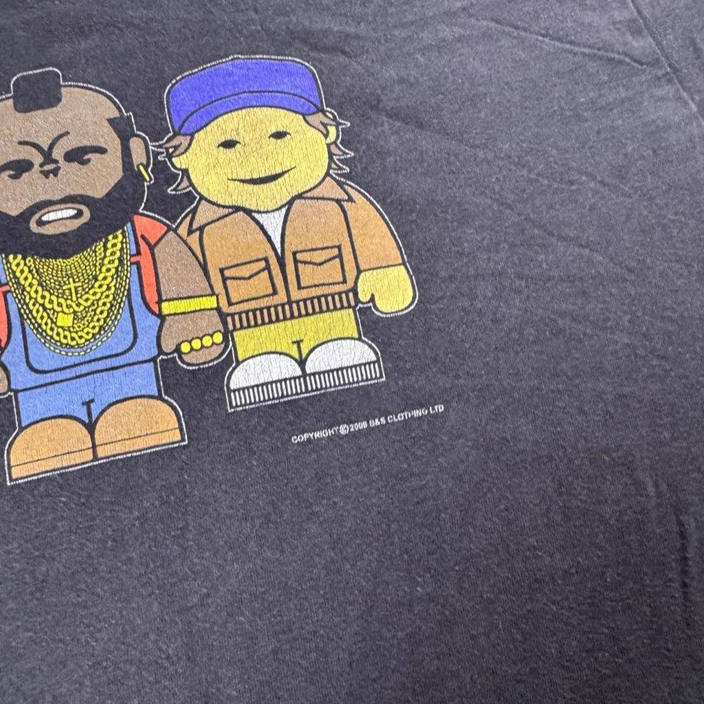 2008 The A-Team Cartoon Characters Graphic Tee | Medium