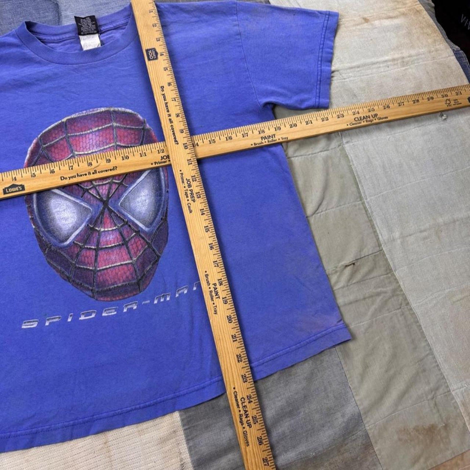 2002 Spider-Man Movie Mask Graphic Tee | Small