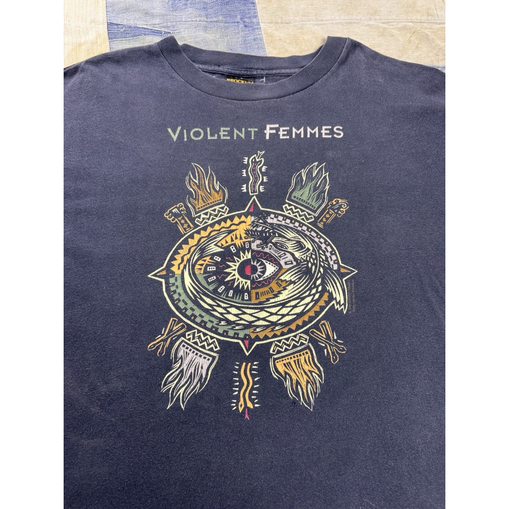 Vintage 1994 Violent Femmes Tour Long Sleeve Tshirt Size Xl