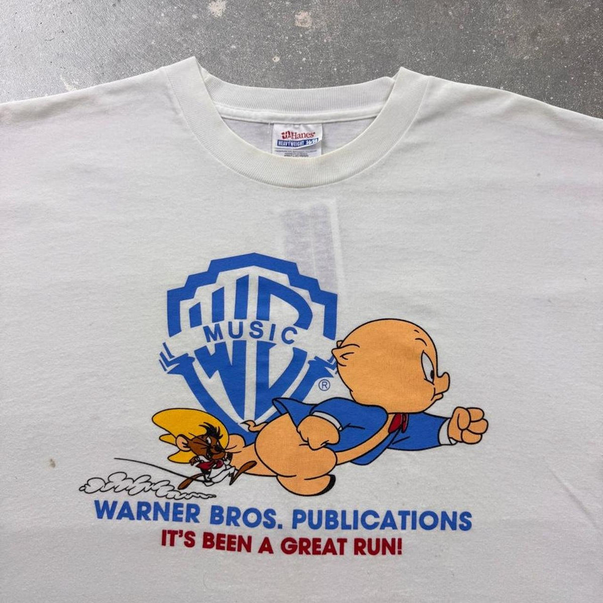 2000s Warner Bros Publications Porky Pig Speedy Gonzales Tee | XL