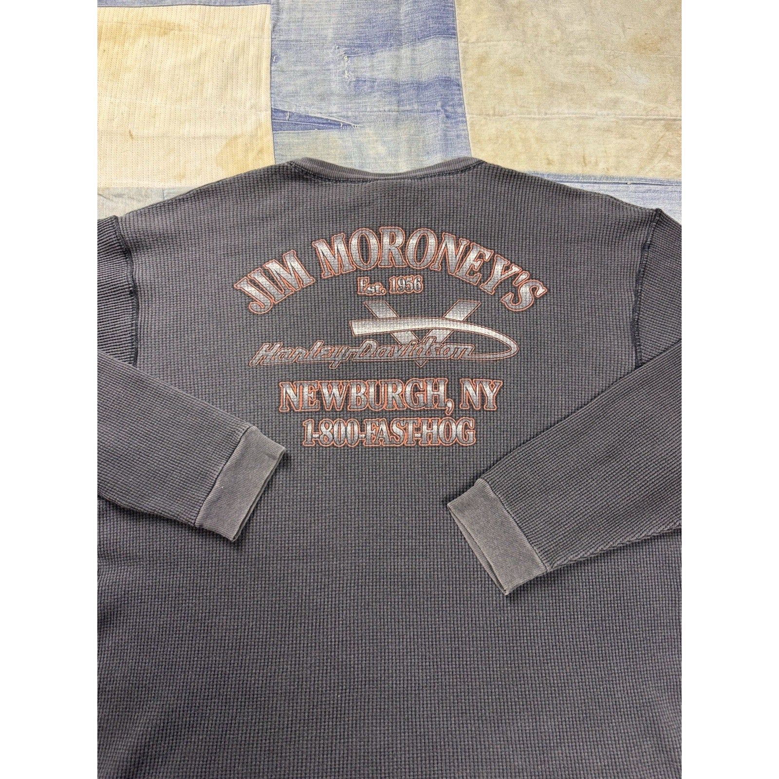 Harley-Davidson Thermal Waffle Knit Long Sleeve Jim Moroney’s Newburgh NY L