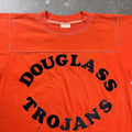 1970s bantams douglass trojans orange tee | Small