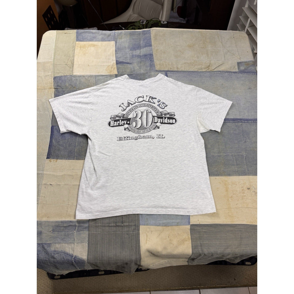 Vintage 1996 Harley Davidson 30th Anniversary Great Escape T Shirt USA XL