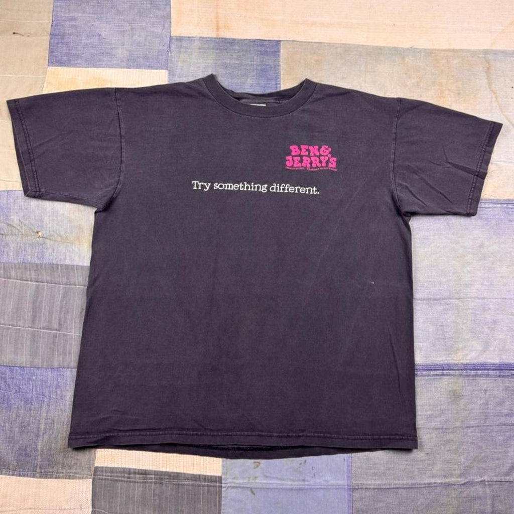 1990s Ben & Jerry's Try Something Different Promo Tee | XL