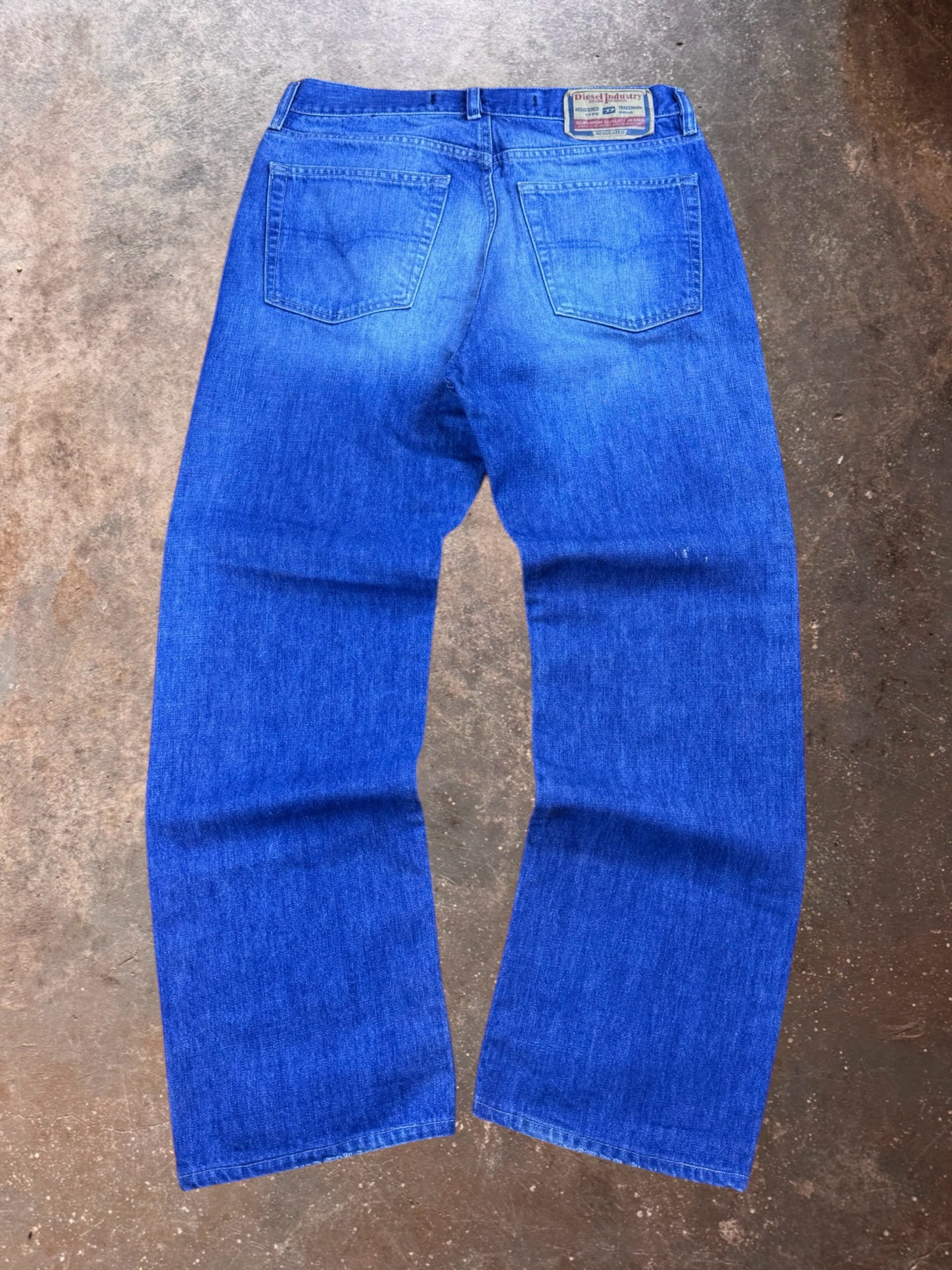 2000s Diesel Industry Straight Leg Denim Jeans | 32x30