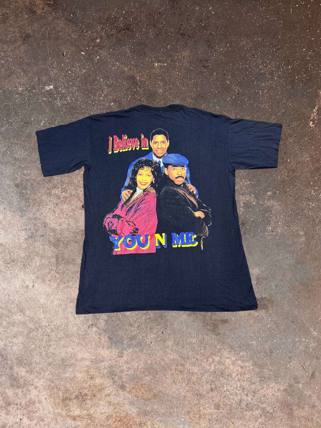 1990s Whitney Houston Rap Tee Shirt | XL