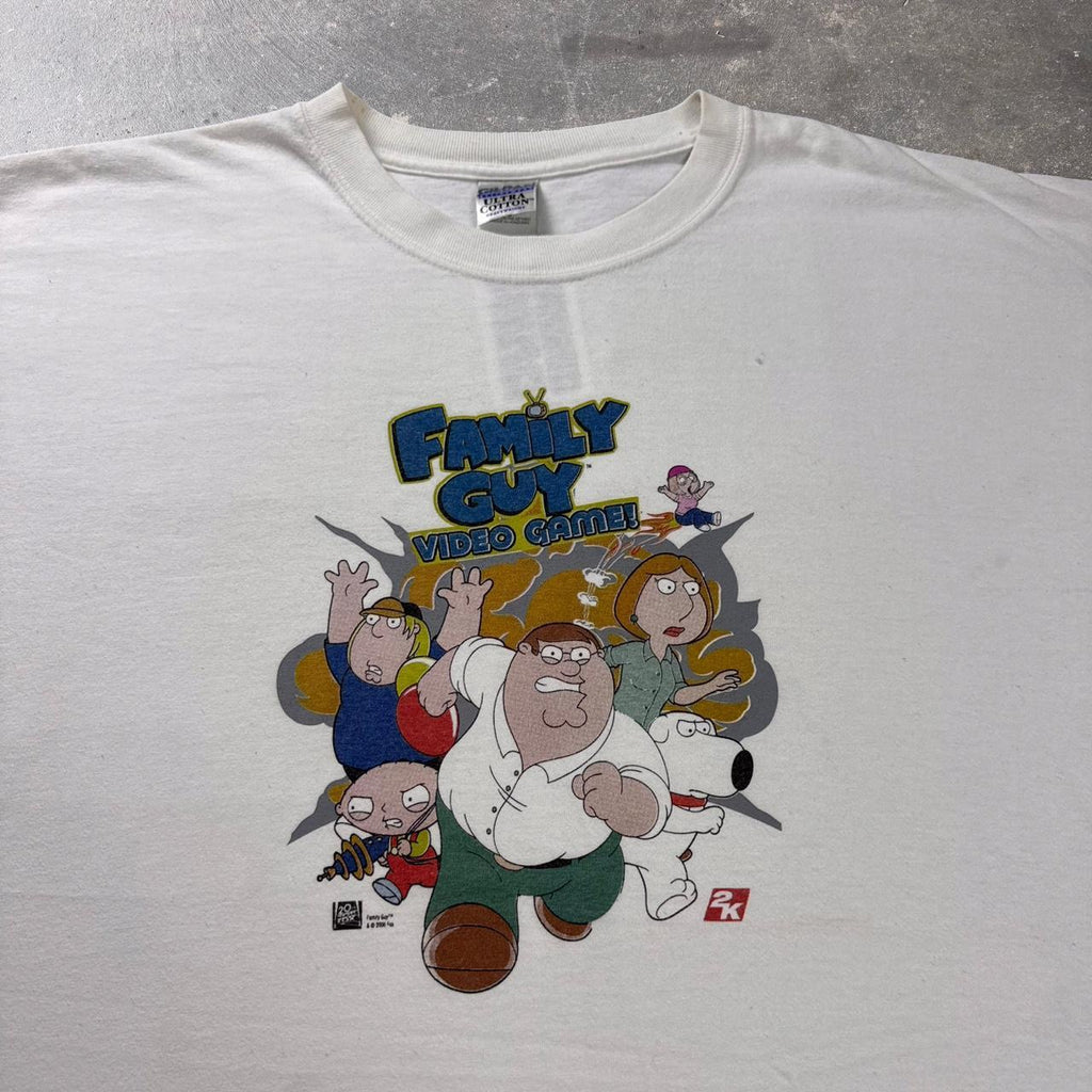 2000s Family Guy Video Game Graphic T Shirt | XL
