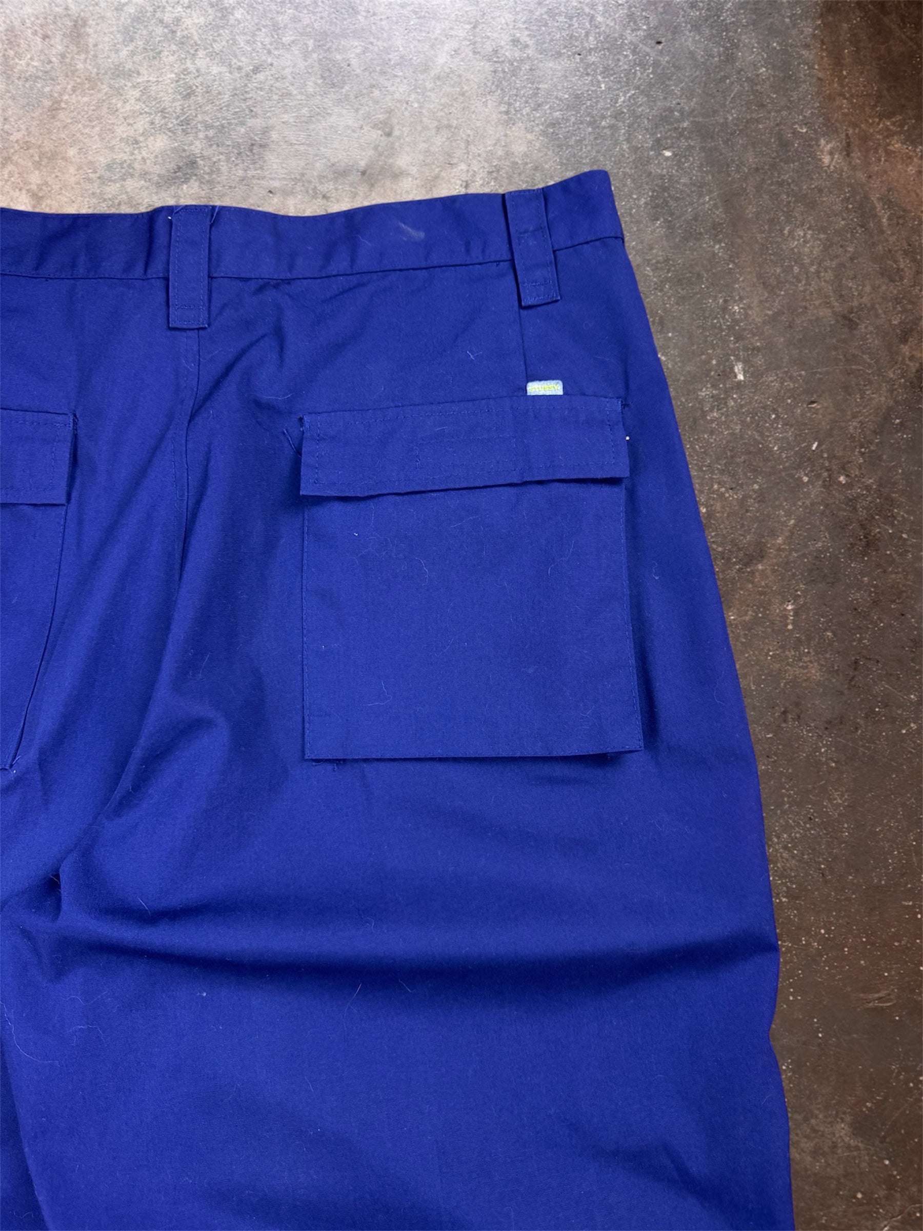 1990s Stussy Navy Cargo Utility Pants | 34x30