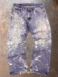 2010s Heavily Painted Nautica Painters Pants| 34x29.5