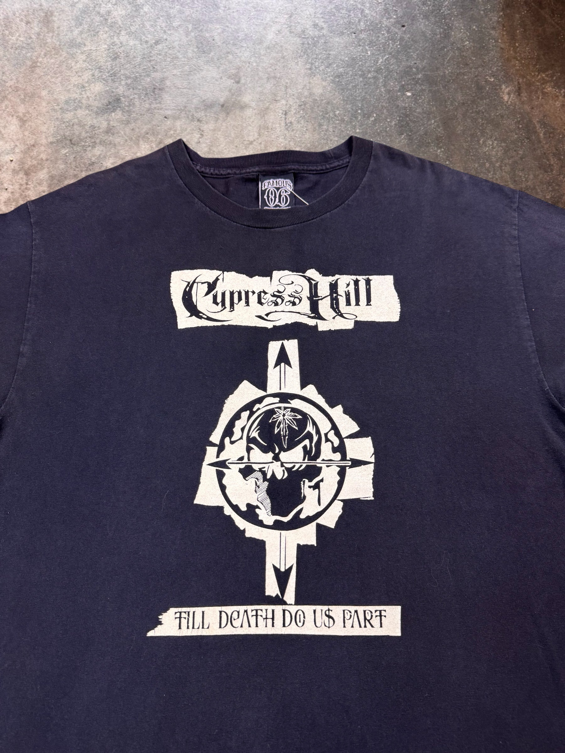 2000s Cypress Hill “Till Death Do Us Part” rap T Shirt | Large