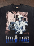 1990’s Hank Williams Senior Black Memorial Shirt| Large