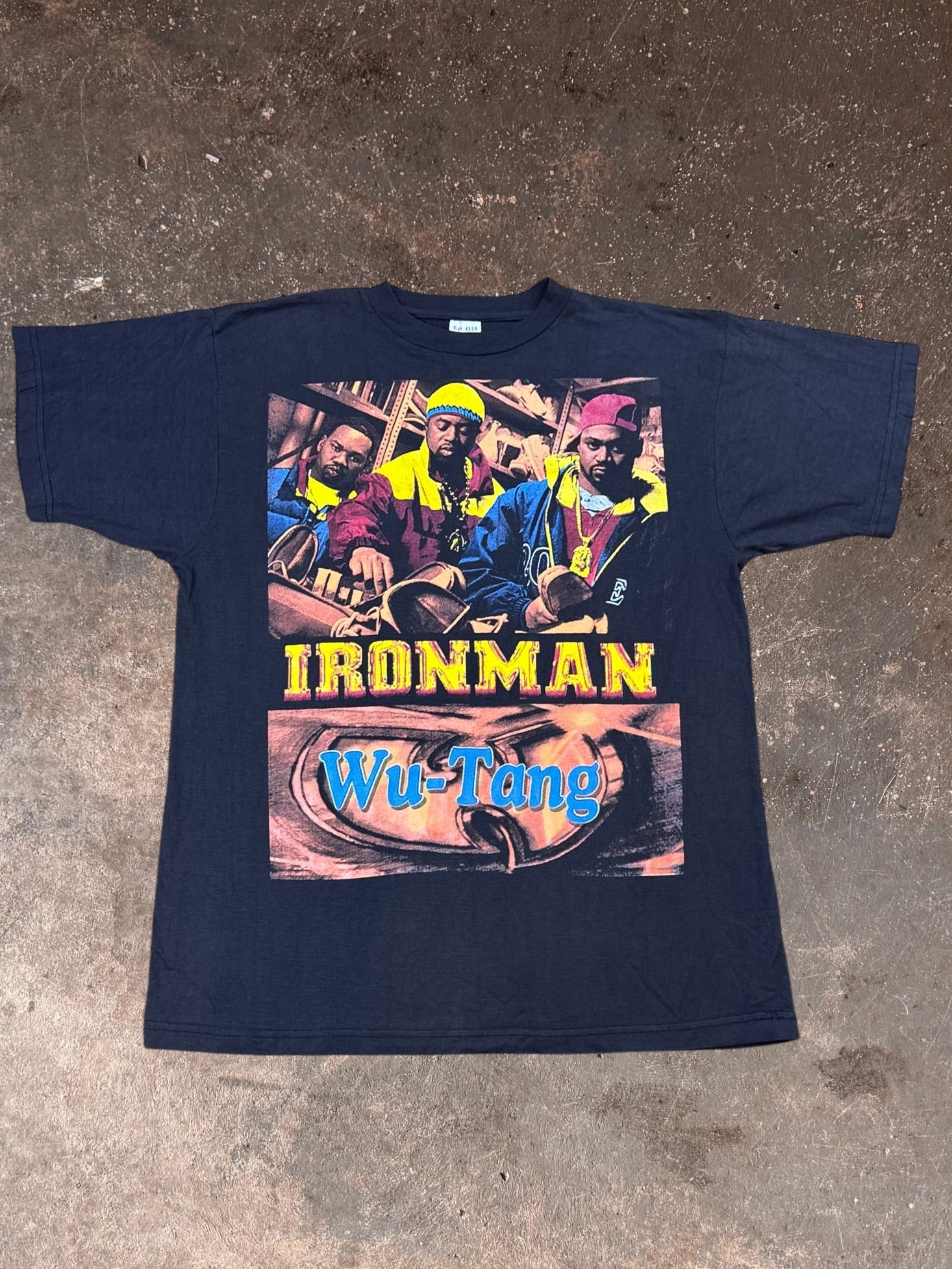 1990s Wu-Tang Ghost Face Killa Ironman Rap Tee | Large