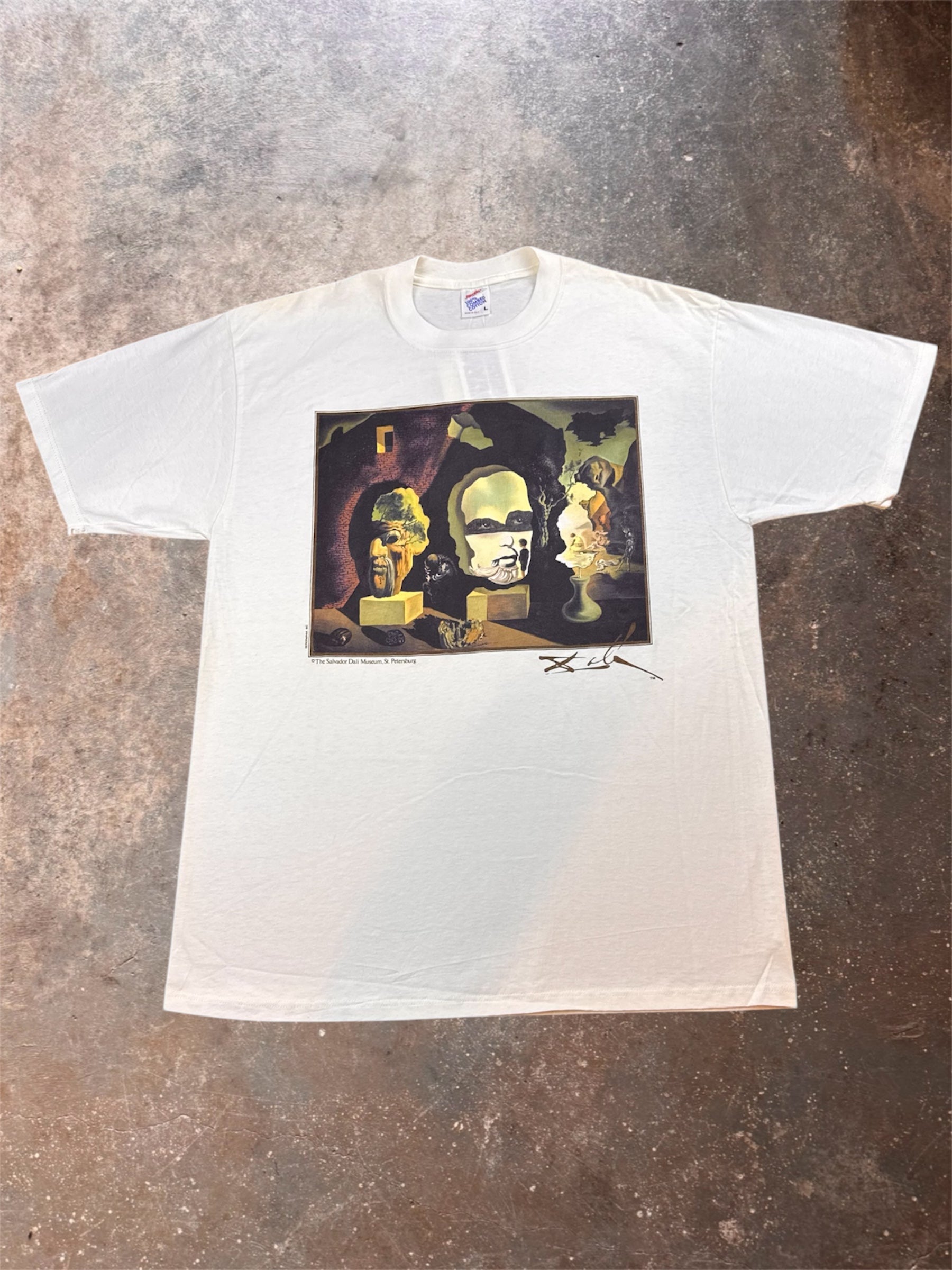 1990s Deadstock Salvador Dali Museum Art Tee | Large