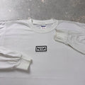 Nine Inch Nails Halo Seventeen NIN Long Sleeve Shirt White Band Tee Medium